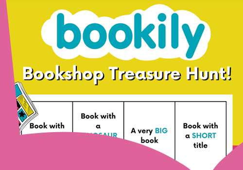 We're going on a... bookshop treasure hunt!