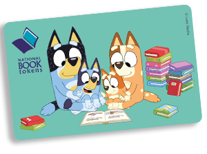 National Book Tokens gift card in our Bluey design