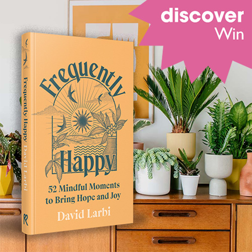 Win a signed copy of Frequently Happy by David Larbi and a 6-month plant subscription