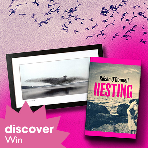 Win a signed copy of Nesting by Roisin O'Donnell and a stunning framed print of a murmuration of starlings