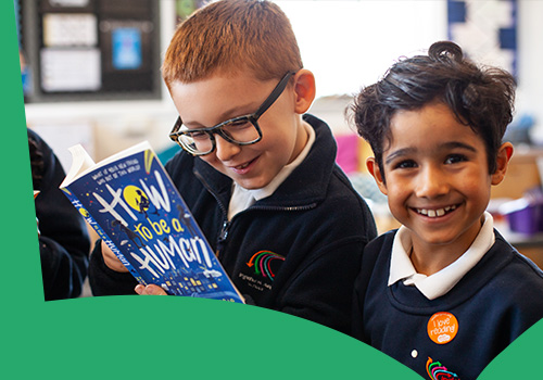 Which schools won £1,000 for their library?