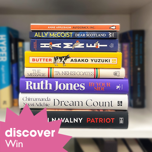 Win 12 brilliant books by authors appearing at the Edinburgh International Book Festival – plus a £50/€60 National Book Token!